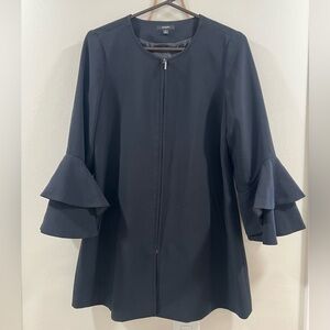 Alfani Black Long Sleeve Dress with Ruffle Detail